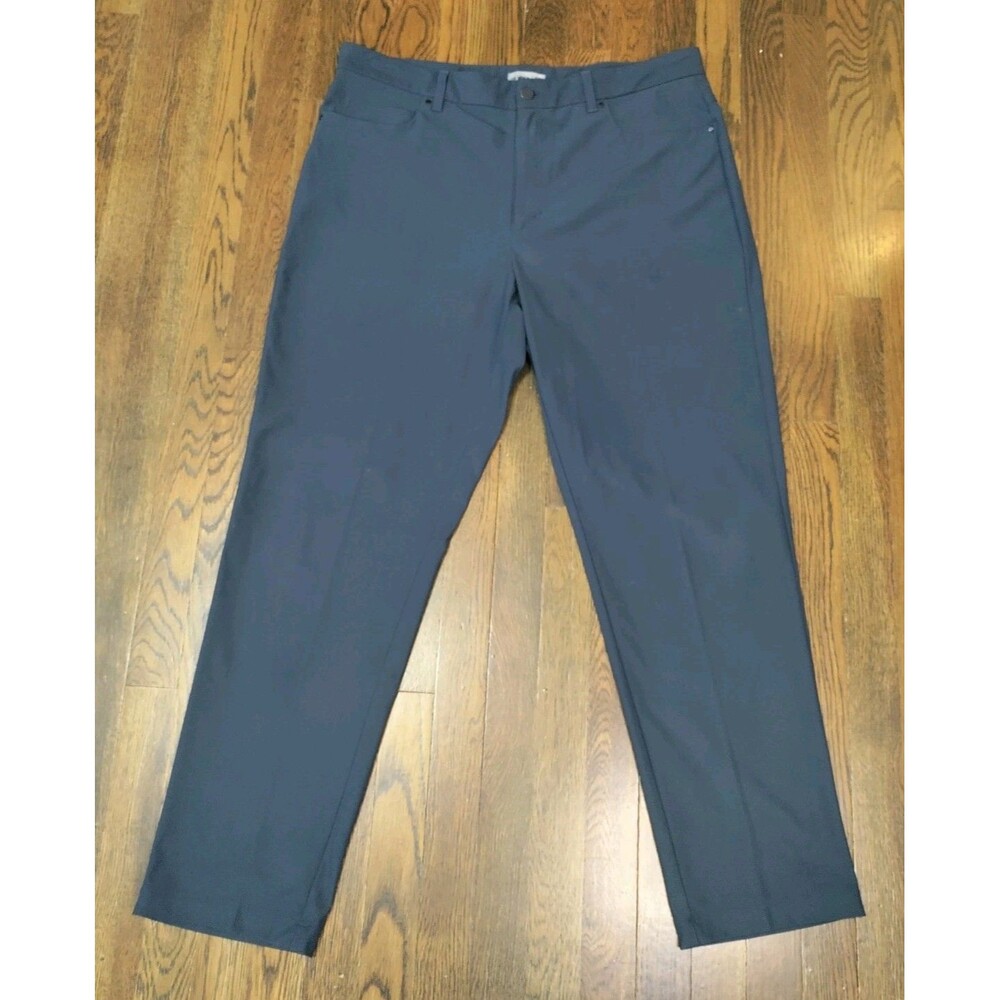 VRST Limitless Pants Men's 38x32 Navy Blue Golf Performance 5 Pocket Stretch EUC